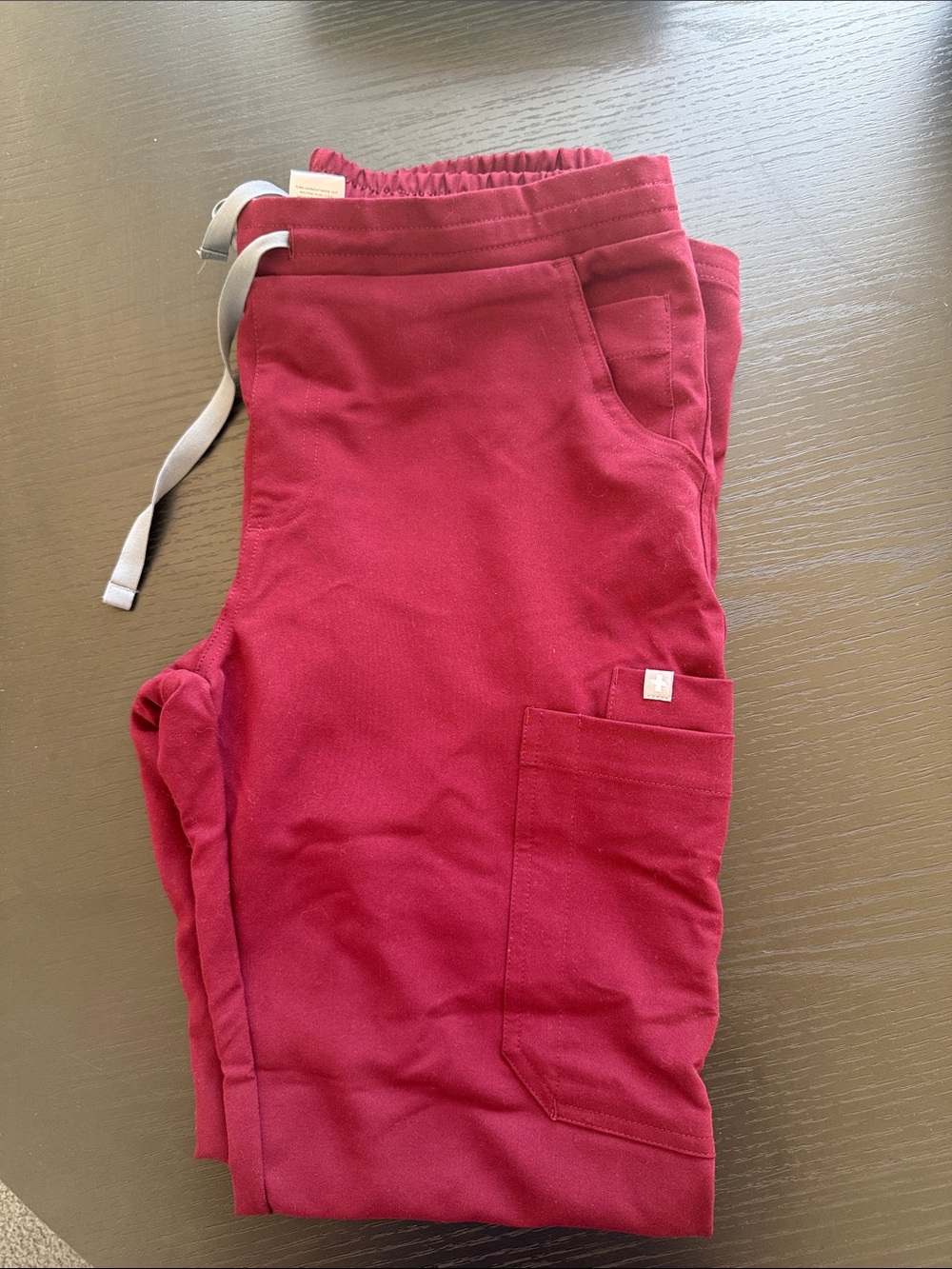 Women’s FIGS Burgundy/Maroon Scrub Pants